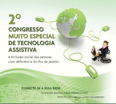 Cartaz do 2&ordm; Congresso Muito Especial de Tecnologia Assistiva