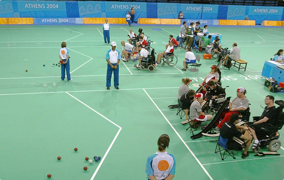 Jogo de Bocha Paralímpica