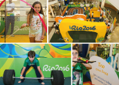 Criançada pode conferir esportes e "brincar de atleta" no Via Parque da Barra até o dia 12 172-x-122