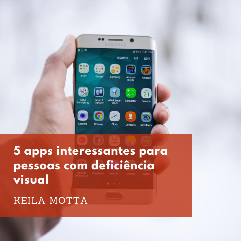 Capa 5 apps interessantes para pessoas com deficiência visual